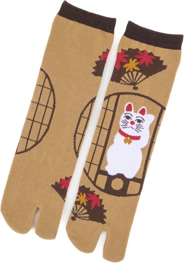 Japanse Tabi Sokken Split Teen Unisex voor Teenslippers en Sandalen Katoen