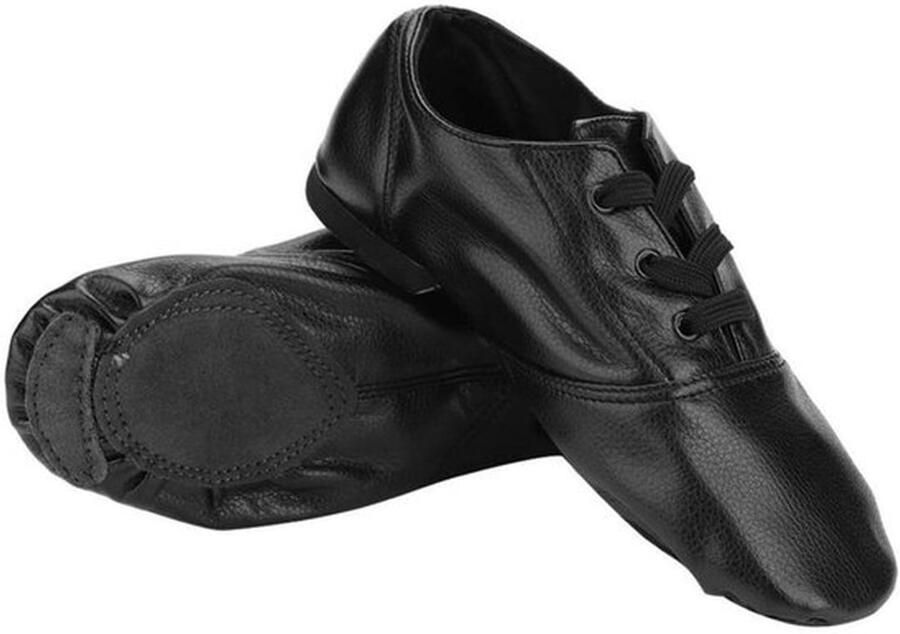 Jazzdansschoenen Comfortabel Antislip Zolen Duurzaam PU Geschikt voor Volwassenen Kinderen Perfect voor Danspraktijk Lichtgewicht Dansschoenen