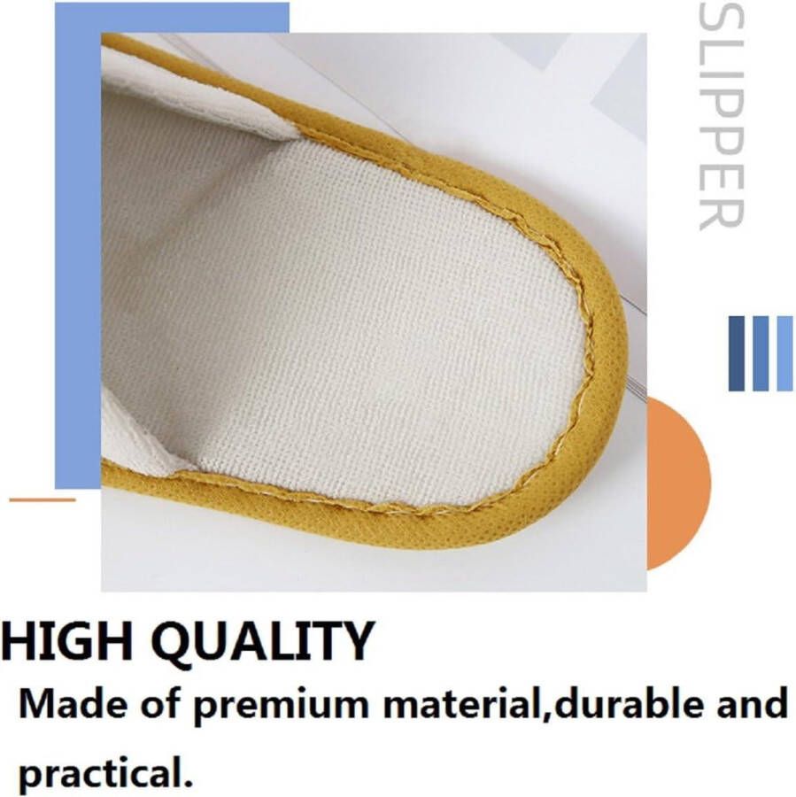 JGS Premium Antislip pantoffels 4 paar voor thuis en hotel Spa uniseks 1 3 EU Larga