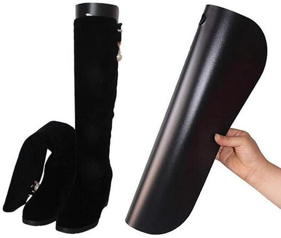 JHUBERS- Boot Shaper 2 Paar 10 Inch Zwart Duurzaam Kunststof Ondersteuning voor Laarzen Laarzensteun
