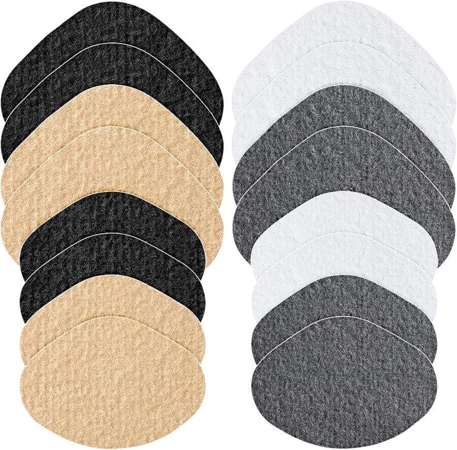 JIYIN Hielbescherming voor schoenen hielkussens schoenen twee maten sneakers hielpatch schoenhielreparatie zelfklevende hielpads voor leren of sportschoenen (kleur A)