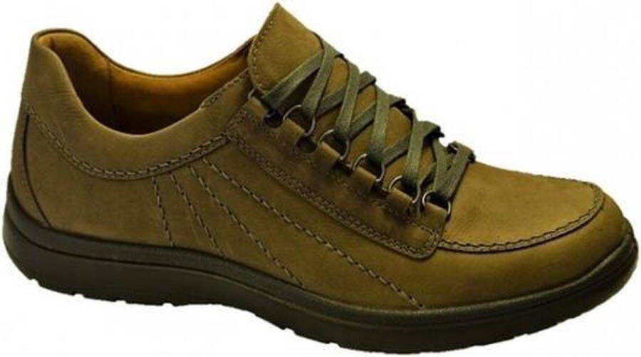 Jomos Leren Schoen veter mollier 464211 Asphalt