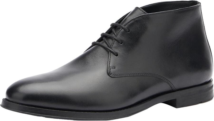 Jongens enkellaarzen Zwart Ademend