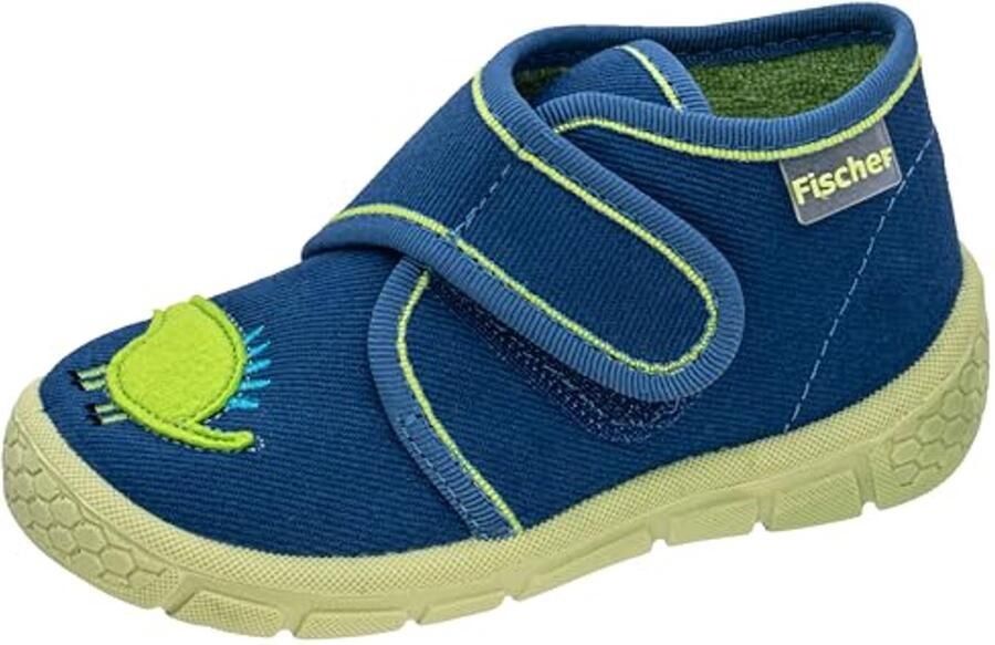 Jongens HoningMuiltje Comfortabele Kinderlaarzen met Klittenband en Jeans Bovenmateriaal