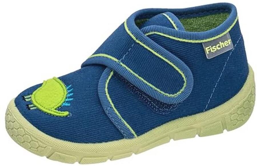 Jongens HoningMuiltje Comfortabele Kinderlaarzen met Klittenband en Jeans Bovenmateriaal