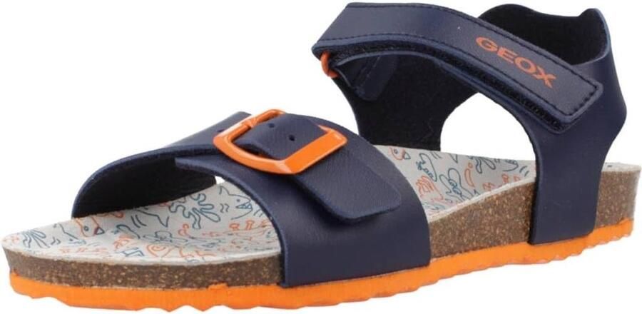 Jongens Sandalen Zomerschoenen Kinderen Actieve Dagen Buiten Ademend Materiaal Blauw