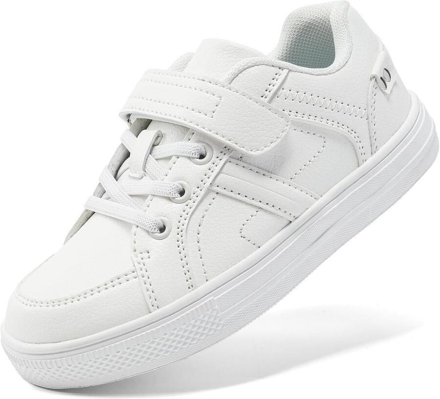 Jongens Sneakers Loopschoenen Kinderen Dagelijks Gebruik Flexibele Zool EU Wit