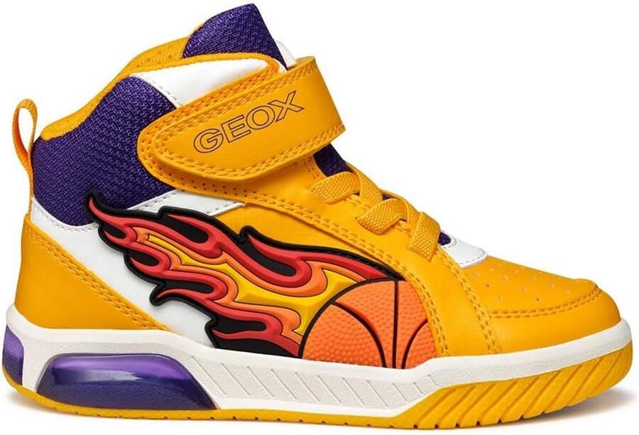 Jongens Sneakers met Lichtgevende Zool en Platte Witte Zool