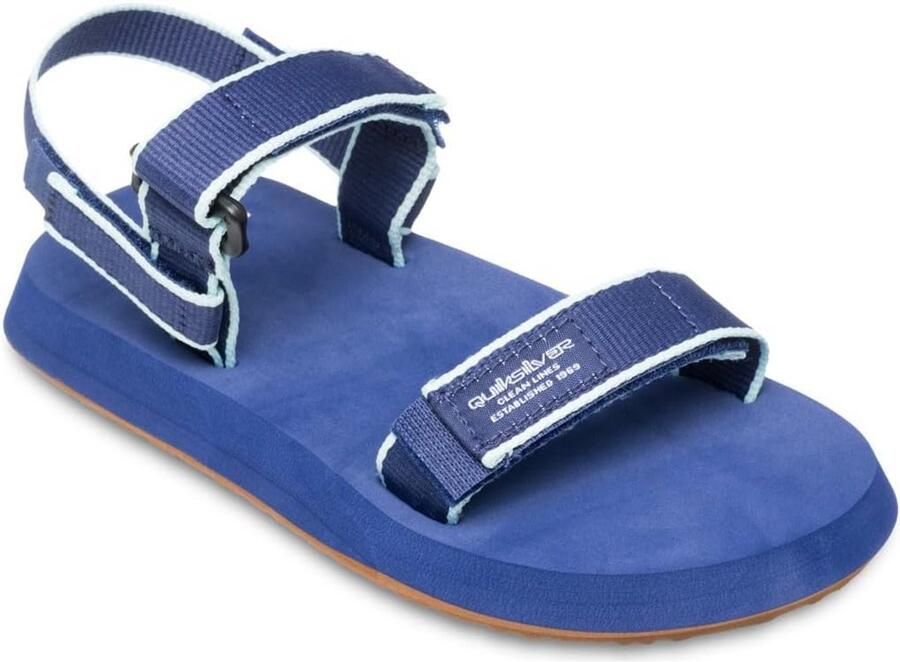 Jongens Teenslippers met Verstelbare Band en Stevige Zool Blauw