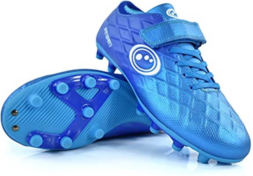 Jongens Voetbalschoenen met Gevormde Noppen Lichtgewicht en Comfortabel
