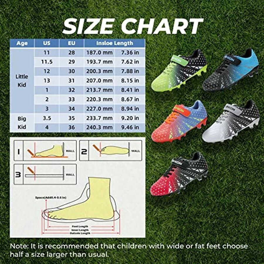 Jongens Voetbalschoenen voor Kinderen Outdoor Athletic Voetbalschoenen