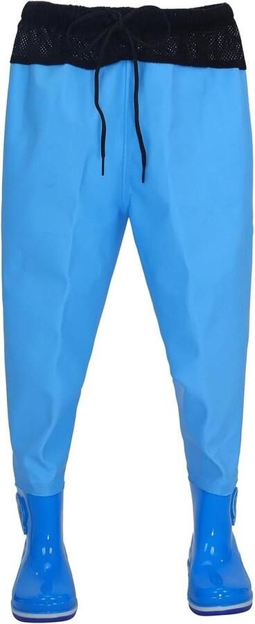 Jongens Waders Regenbroek Laarzen Outdoor Avonturen Waterdichte Bescherming Peuter Maat Blauw