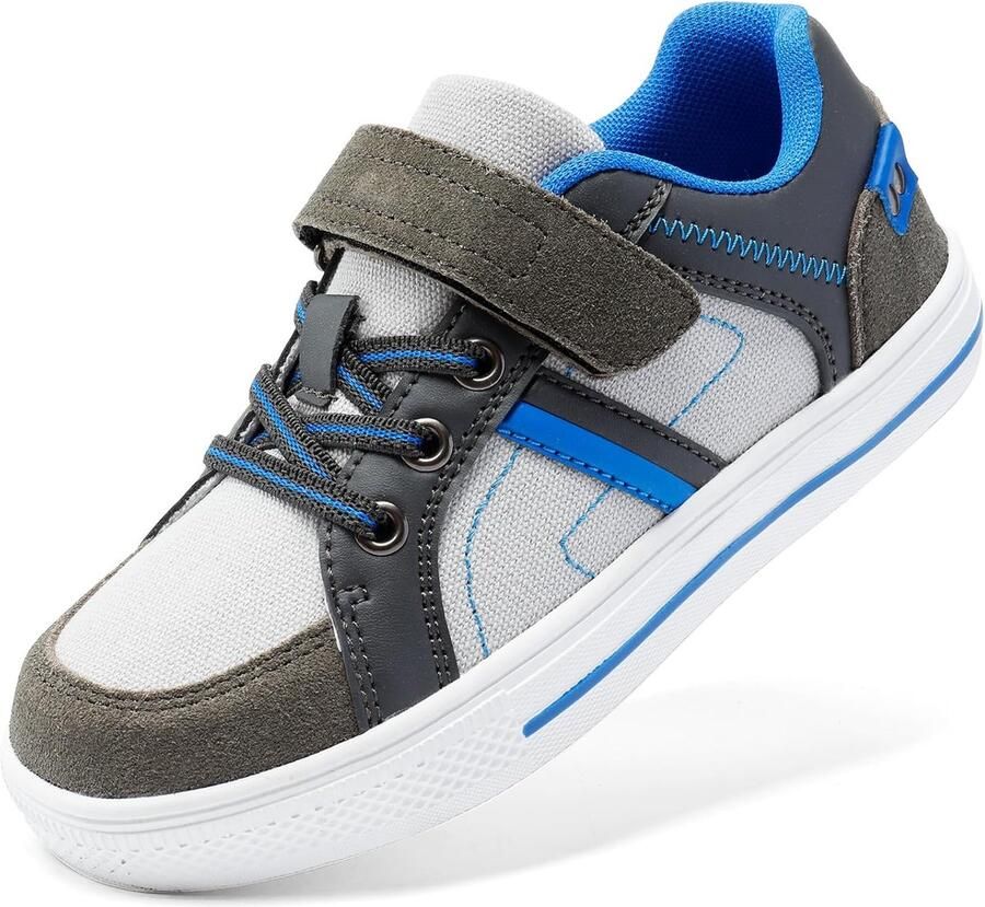 Jongensmode Sneakers Loopschoenen Kinderen Dagelijks Gebruik Flexibele Zool EU Grijs Blauw