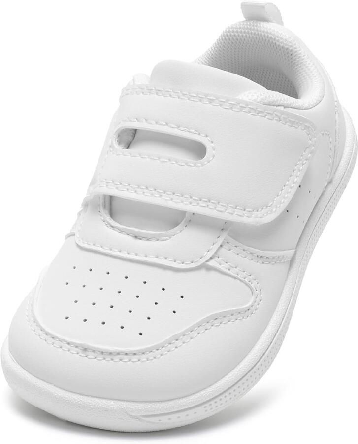 Jongensschoenen Brede neus Peuter Eerste Loopschoenen Antislip Baby Sneakers Zacht Lichtgewicht met klittenbandsluiting