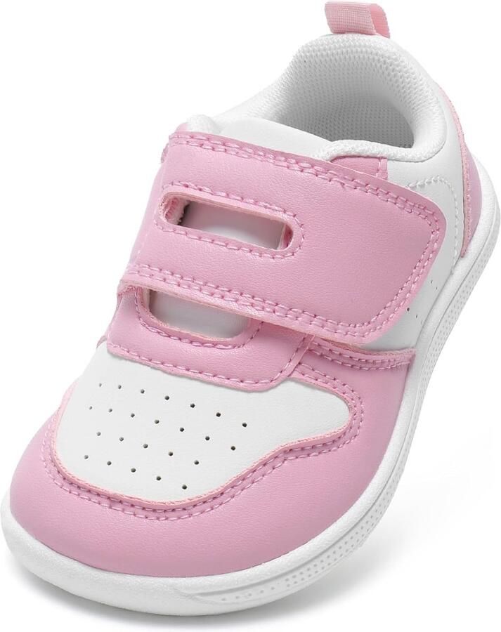 Jongensschoenen Brede neus Peuter Eerste Loopschoenen Antislip Baby Sneakers Zacht Lichtgewicht met klittenbandsluiting