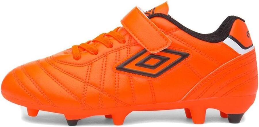 Oranje Junior Voetbalschoenen met Klittenband en Zachte Studs