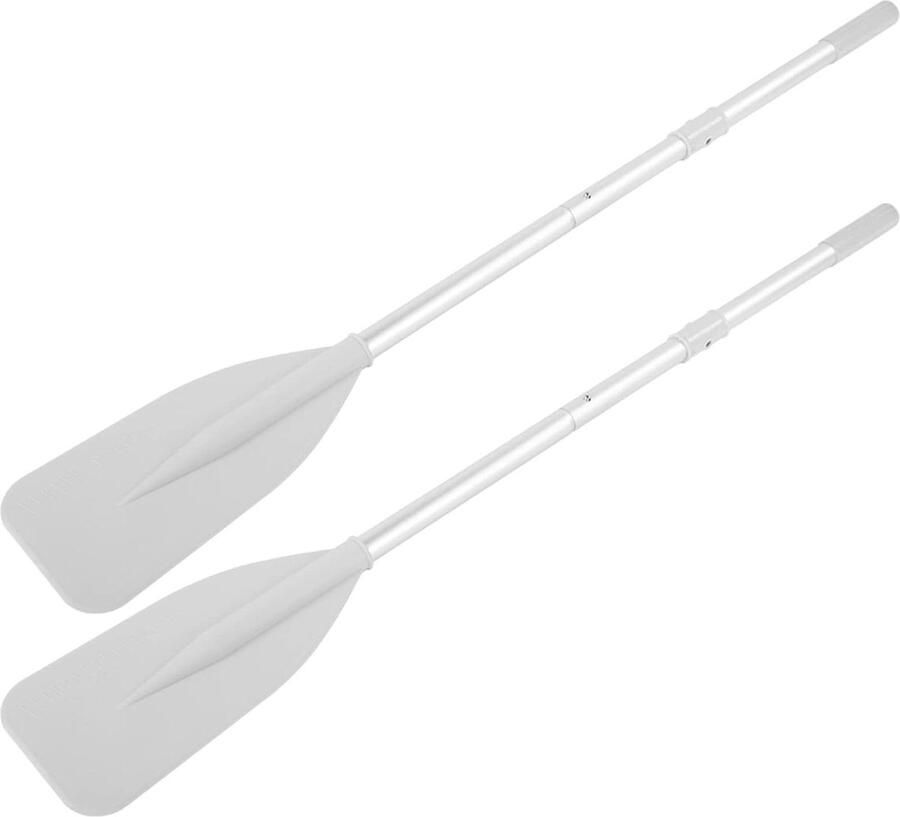 Kajak Peddels Boot Peddels Roeispanen Watersport Varen Lichtgewicht Aluminium 2 Stuks Zwart