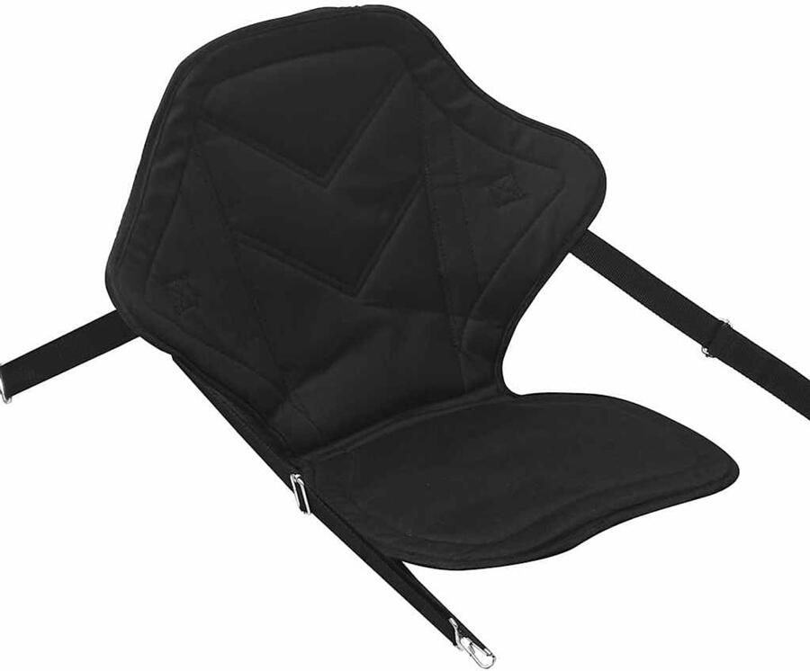 Kajakstoel voor SUP-board en kajak comfortabele bootstoel met verstelbare riemen opvouwbaar met D-ringen voor stabiliteit en rugondersteuning