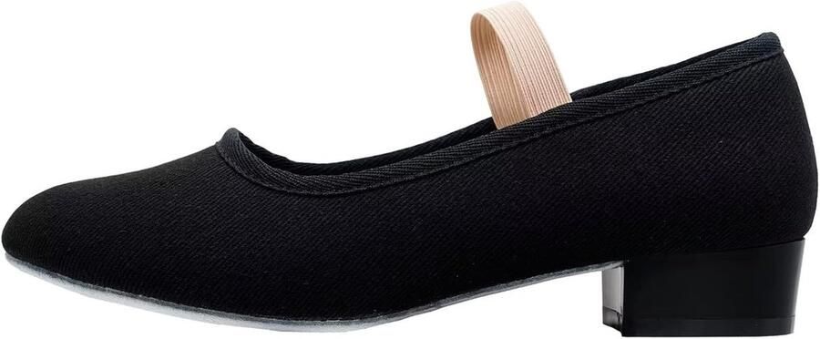 Karakterschoenen dames zwart karakter schoen voor ballet
