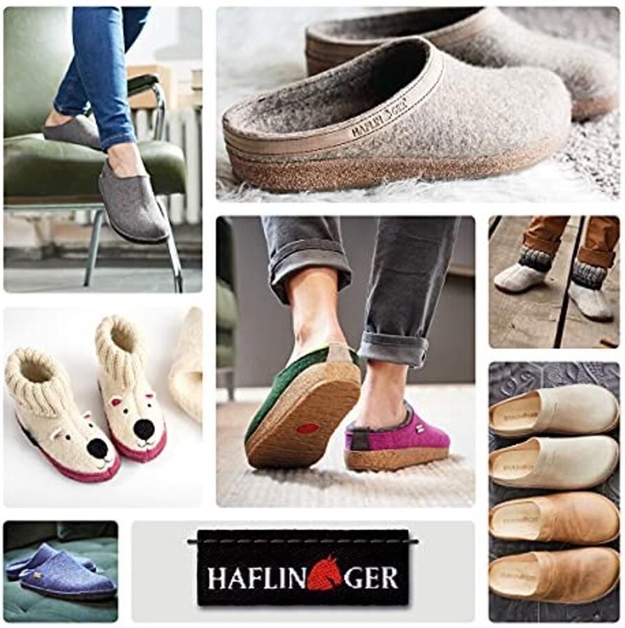 Karl Vilt Slippers met Kraag Warm en ade d voor comfort