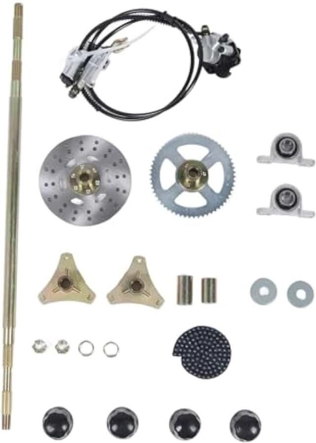 Kart As Kit 29 Inch Metalen Go Kart Achteras Kit Live As Kit Voor Go Kart met Accessoires Voor 50 70 90 ATV Quads