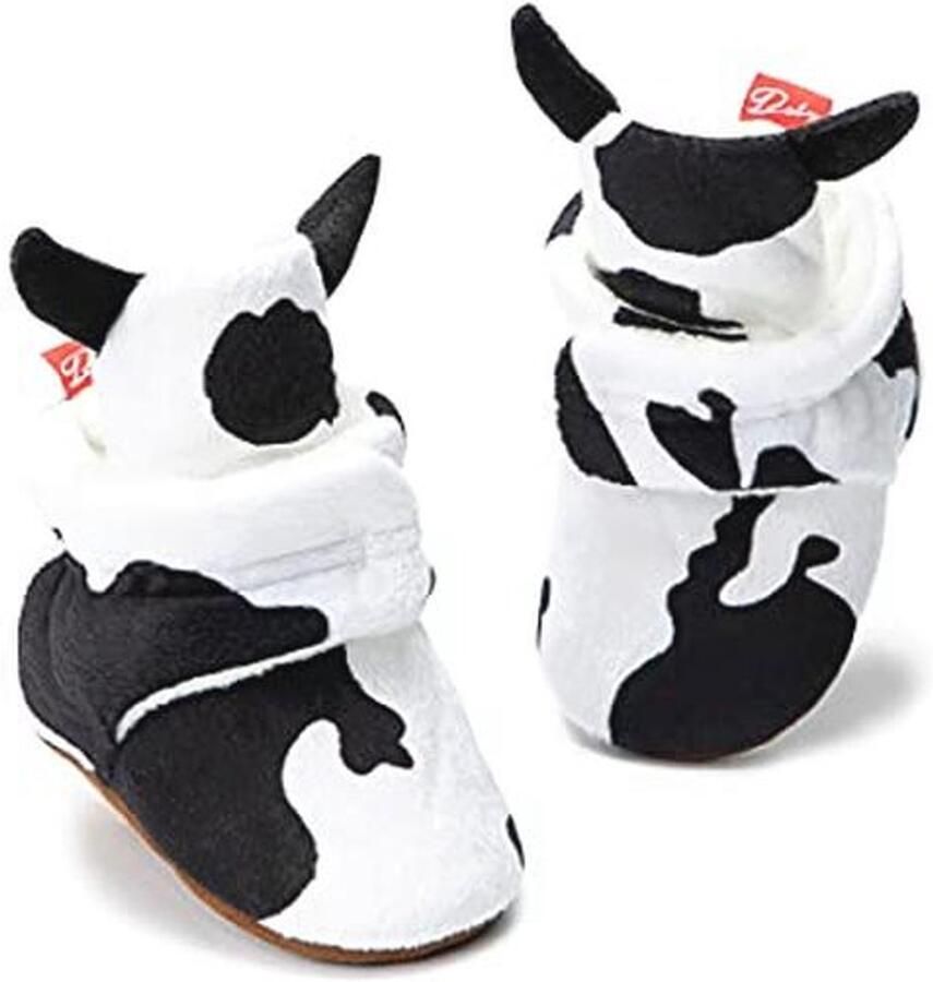 Katoenen enkelboots voor pasgeborenen warm zacht en antislip