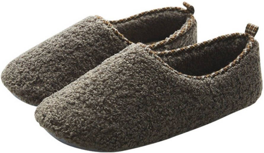 Katoenen pantoffels L Schoenlengte Herfst- en winterpantoffels Warme pantoffels Comfortabele pantoffels Huisschoenen met zachte warme voering Antislip lichtgewicht en ade d
