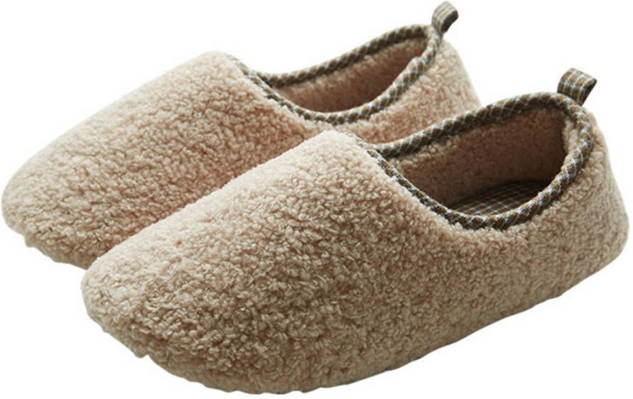 Katoenen pantoffels M Schoenlengte Herfst- en winterpantoffels Warme pantoffels Comfortabele pantoffels Huisschoenen met zachte warme voering Antislip lichtgewicht en ade d