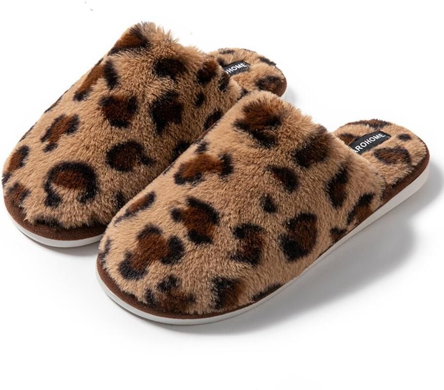 Katoenen pantoffels unisex winterpantoffels warm en comfortabel antislip en zacht met een fleecevoering comfortabel om thuis te dragen