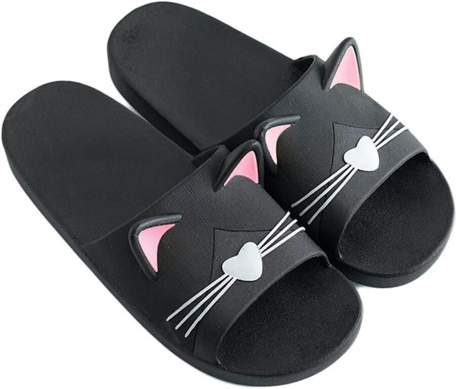 Katten Slippers Badkamer Pantoffels Ontspannen Thuis Schattig Katten Design Unisex Meerdere Kleuren