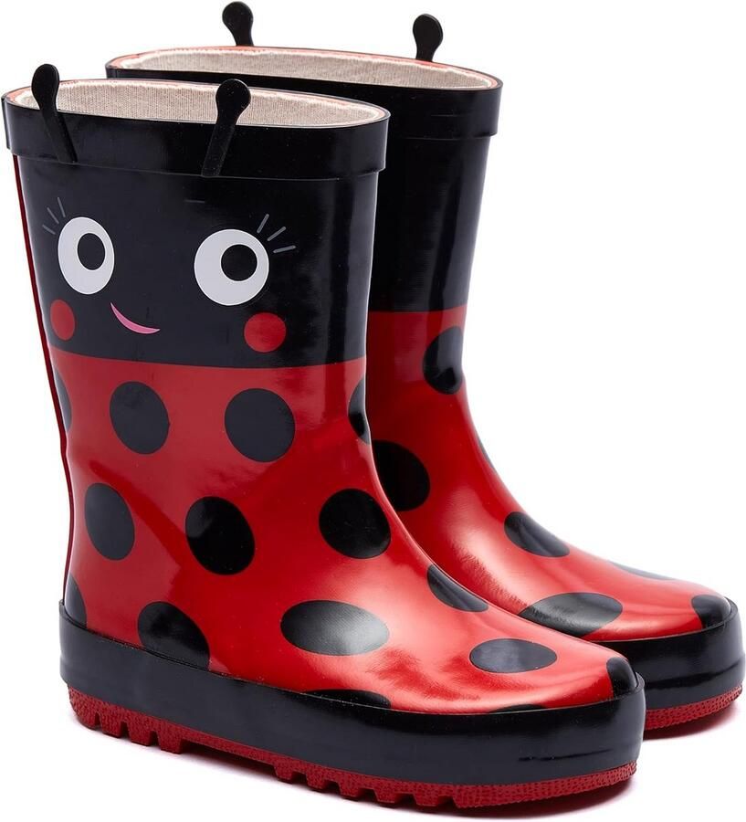 Kawaii Lieveheersbeestje Regenlaarzen voor Kinderen