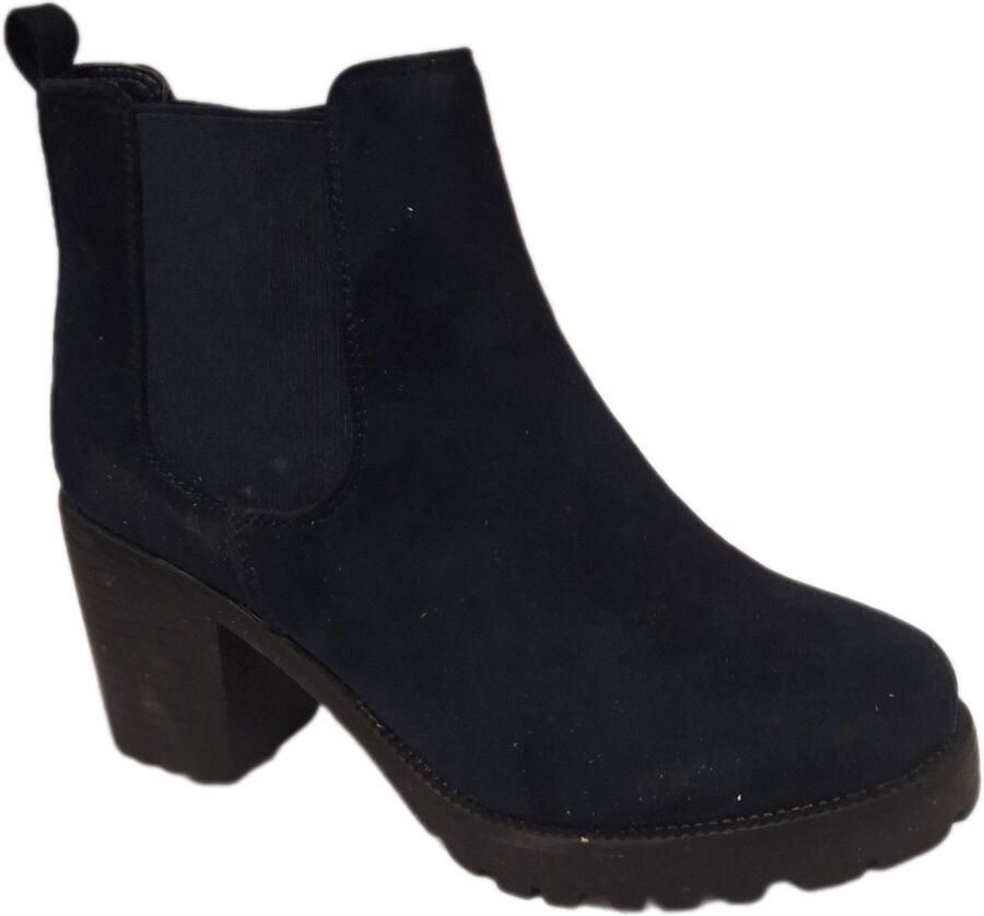 KAYLA CHELSEA BOOTS SUEDELOOK NAVY HAK
