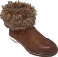 KAYLA ENKELLAARSJE -BONTOMSLAG LEDERLOOK-CAMEL - Camel