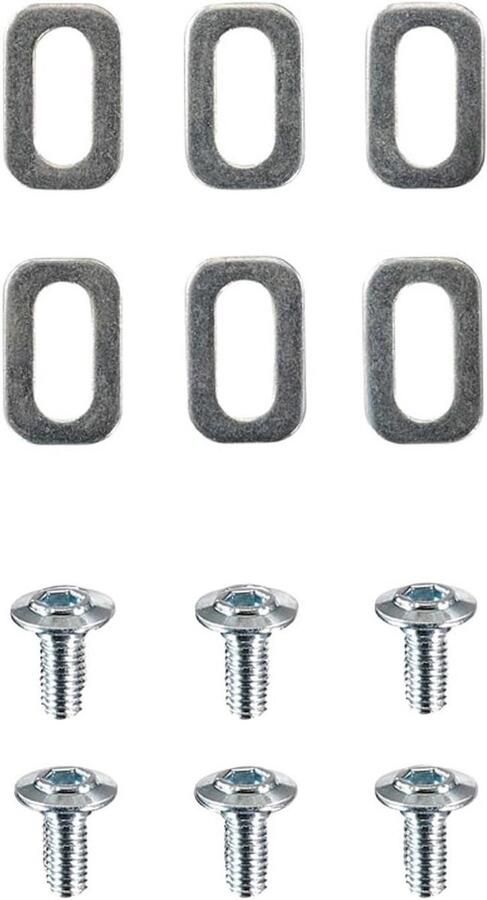 KEO Schoenbouten en Ringetjes Fietsonderhoud Set van 6 stuks One size Zwart