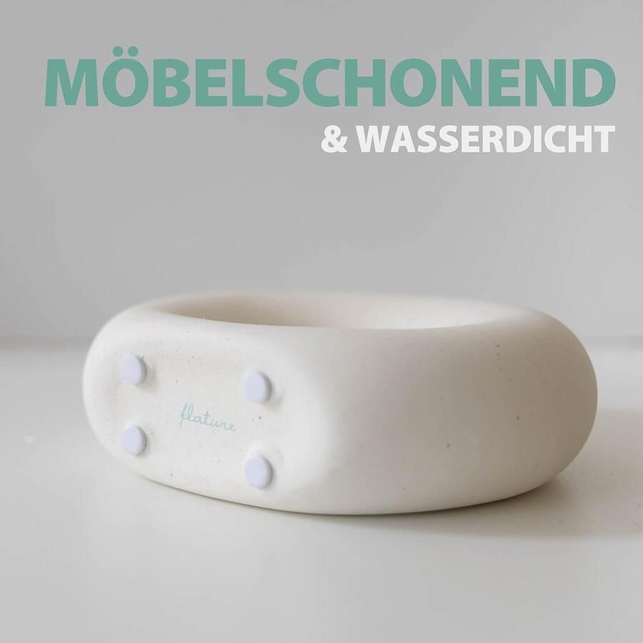 Keramische donutvaas beige handgemaakt rond voor pampasgras als moderne decoratie in Scandinavische stijl boho-mat ook voor gedroogde bloemen en woonkamerdecoratie