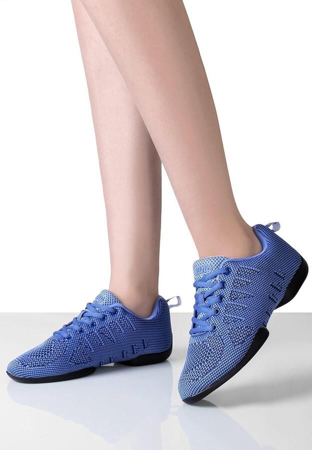 Kern Suny Dans Sneakers voor dames 185 Bold Capri-blauw normale breedte sneaker-hak gespleten PU-zool