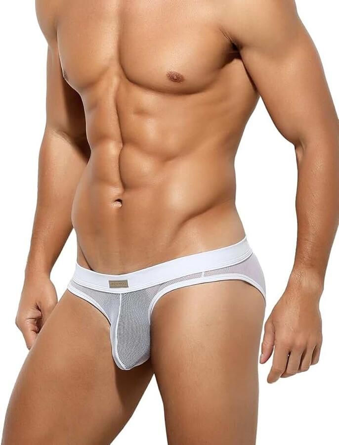 Kevin Herenslip van netstof sexy transparant sexy ondergoed slips