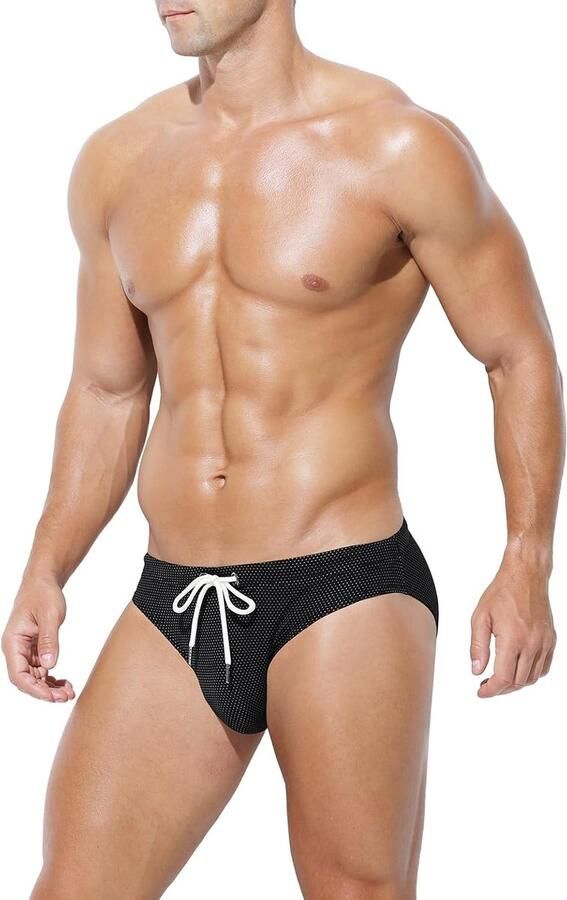 Kevin Zwembroek voor heren slip zwembroek kort nauwsluitend zwemkleding cordón ajustable secado rápido traje de baño de playa