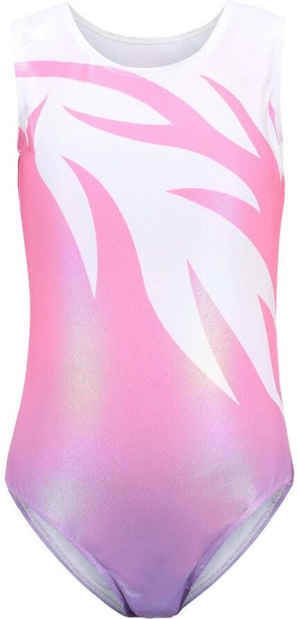 Kids Suit Girls Suit Sleeveless Ballet Dance Wear Pink 130 for 8-10 Years 130- pink