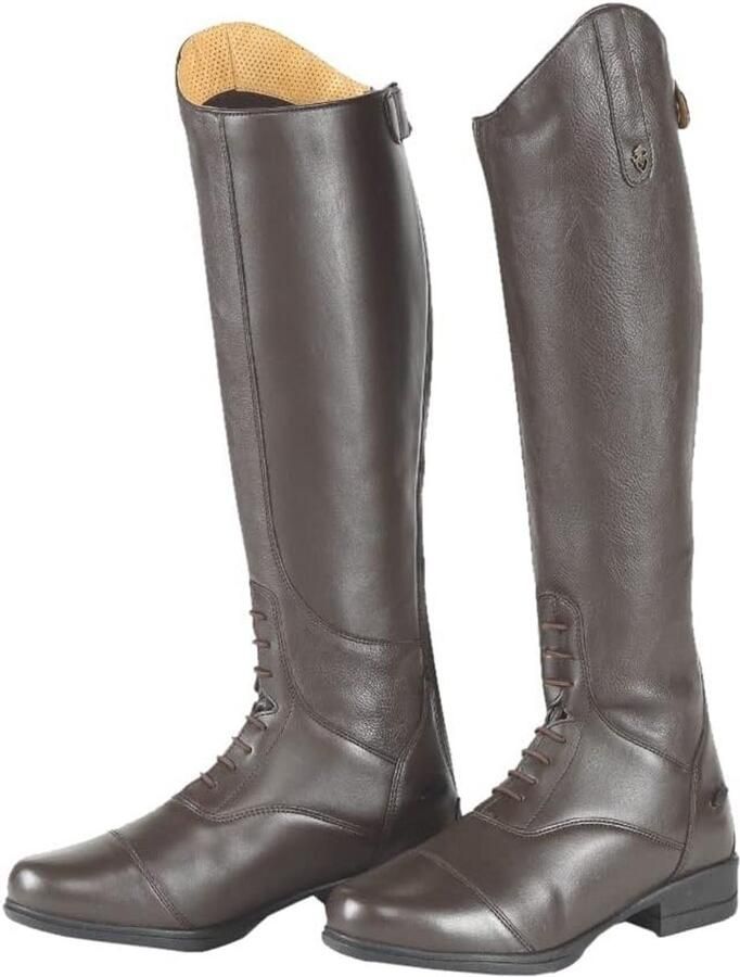 Kind Rijlaarzen Bruin Leerlook Kinderrijlaarzen Paardrijden