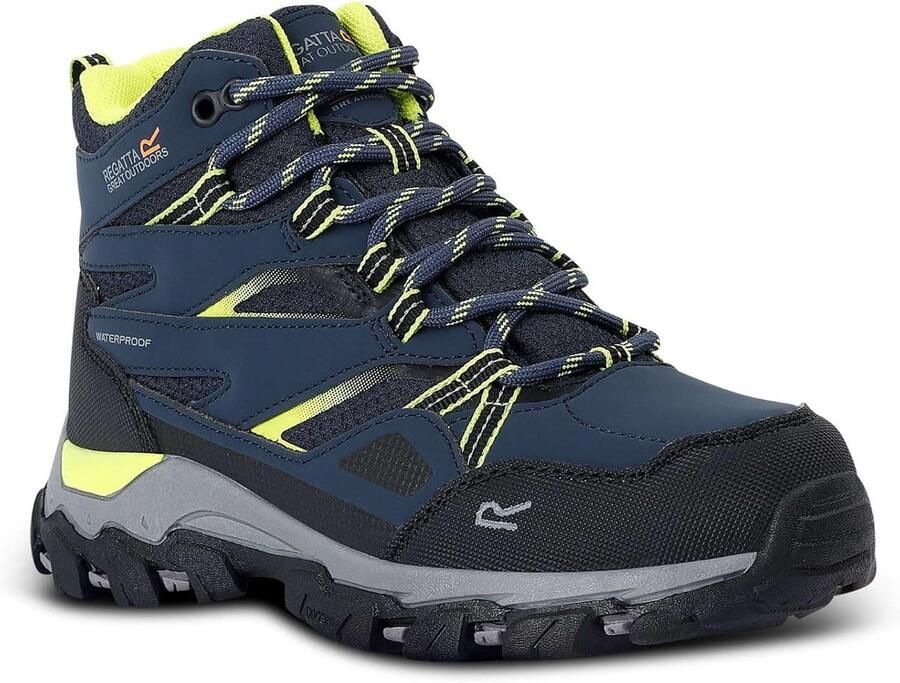 Waterdichte Kindersneakers voor Wandelen en Buitenavonturen Blauwgroen