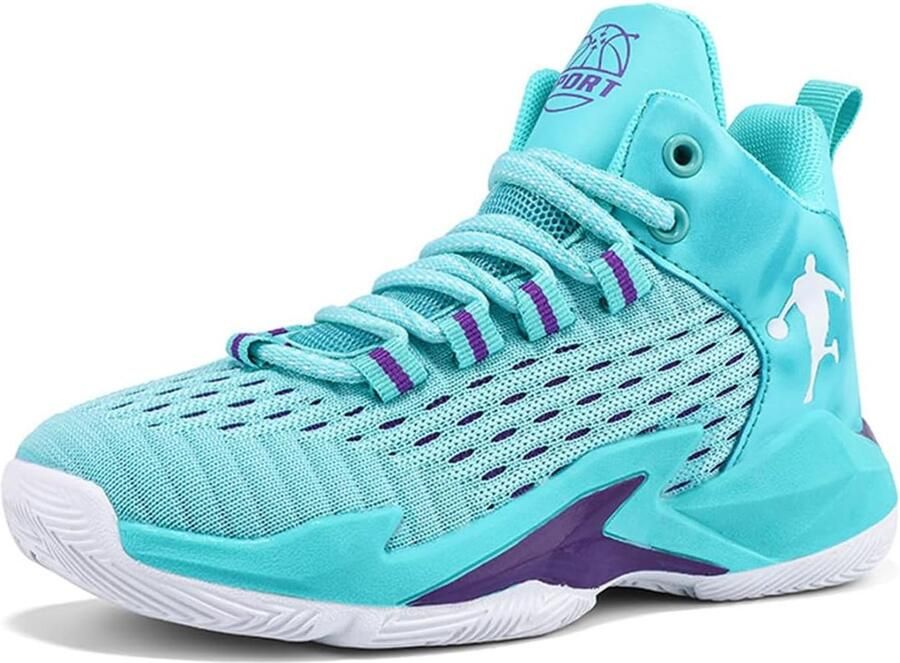 Kinder Basketbalschoenen Sportschoenen Lichtgewicht Hardlopen en Buitenactiviteiten
