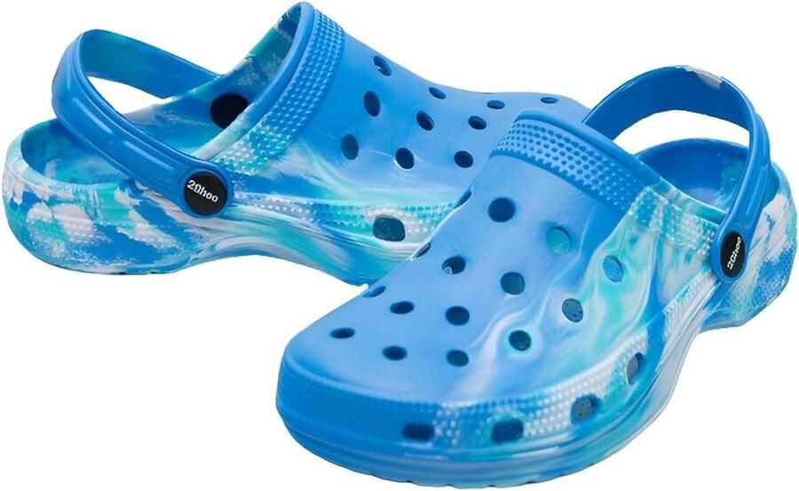 Kinder Clogs Lichtgewicht EVA Tuinklompen voor en Waterdicht en Snel Droogend Antislipzool Ventilatiegaatjes Gemakkelijk Aan en Uit te Trekken 21-36