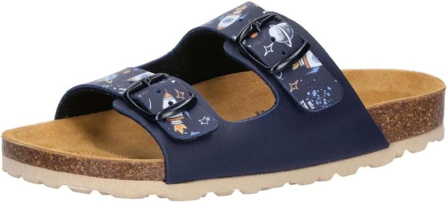 Merkloze Kinder Mules Comfortabele Instappers met Kurken Voetbed