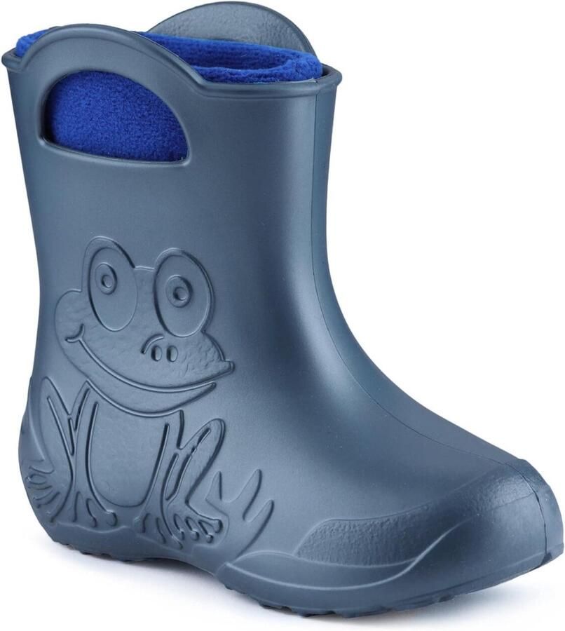 Kinder Laarsjes Regenlaarzen Kinderen Buiten Spelen Ultra Lichtgewicht Verwijderbare Voering Blauw