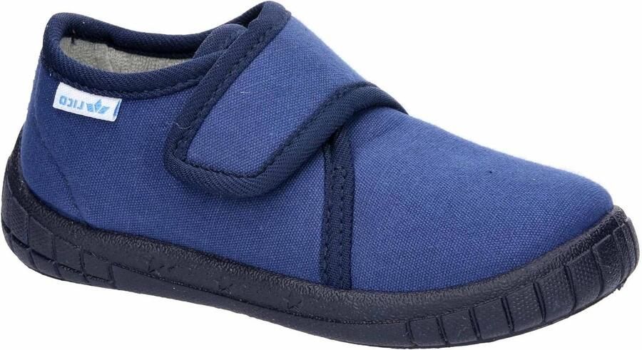 Kinder Muiltjes Huis Schoenen Binnen Dragen Flexibele Zool Recyclebare Doos Blauw