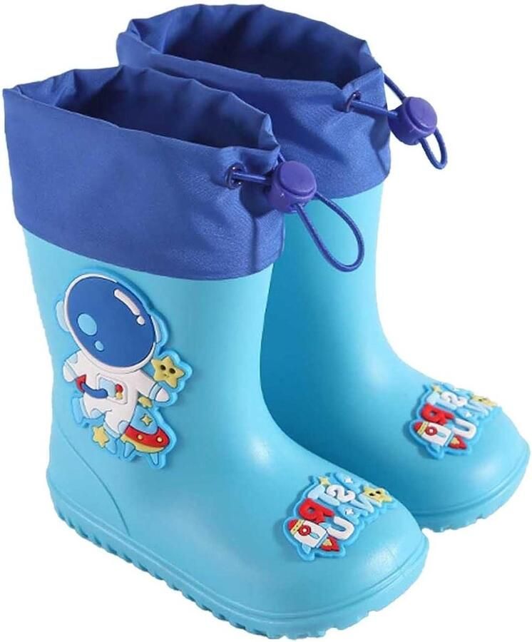 Kinder Regenlaarzen Buitenschoenen Peuters Buiten Spelen Antislip Zool 23x15x Afgebeeld