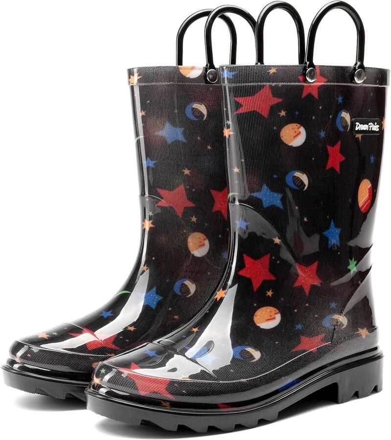 Kinder Regenlaarzen Waterdicht Lichtgewicht met Handvatten Buitenspelen