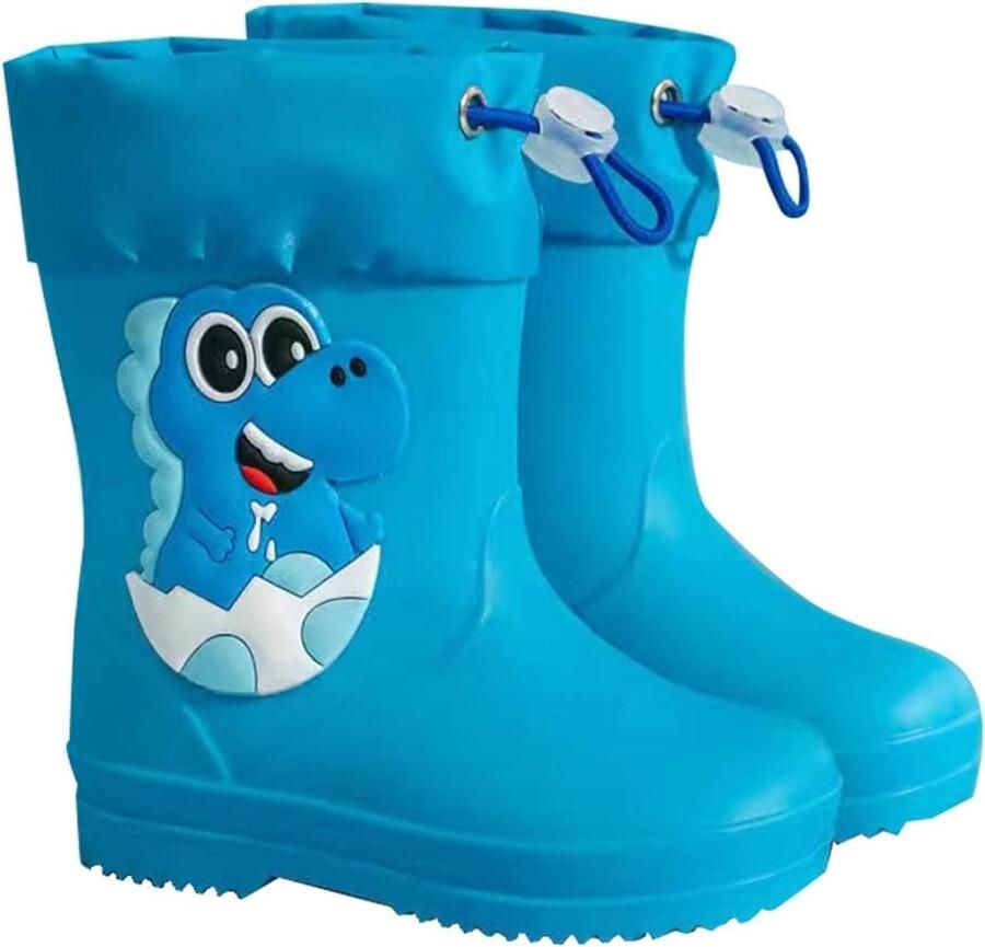 Kinder Regenlaarzen Waterdichte Schoenen Buiten Spelen Antislip Zool Lichtgewicht Blauw