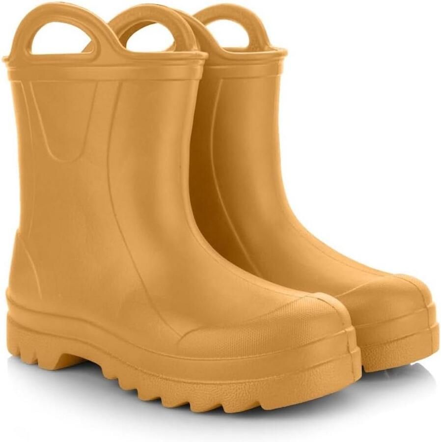 Kinder Rubber Laarzen Lichtgewicht EVA Regenlaarzen met Antislip Zool voor en